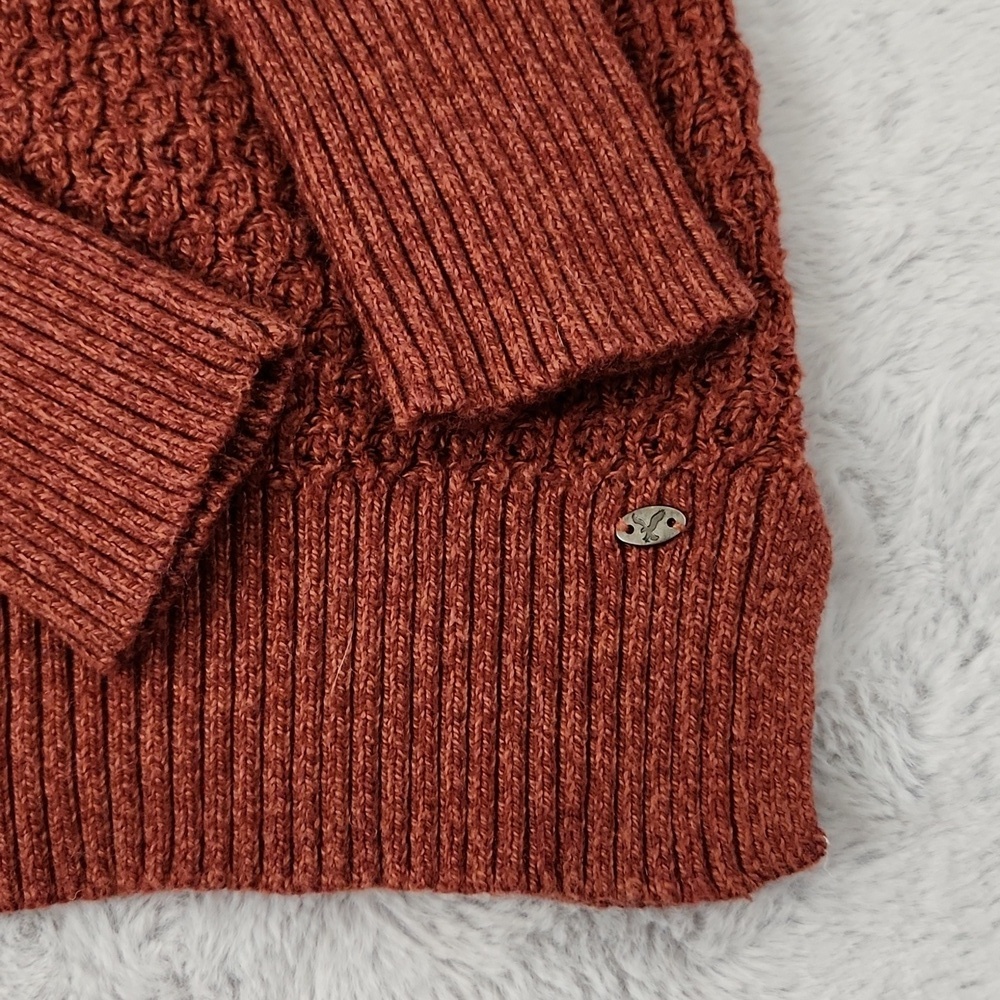 American Eagle Outfitters rust colored v neck sweater size XS - Picture 11 of 12